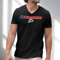 Load image into Gallery viewer, Designs by MyUtopia Shout Out:Impeachment Lite Trump Men&#39;s Printed V-Neck T-Shirt
