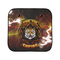 Load image into Gallery viewer, Designs by MyUtopia Shout Out:Imperial Cog - Tiger For The Empire 2 Pc Auto Sun Shade (28x28) Car Sun Shade 28&quot;x28&quot;x2pcs
