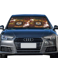 Load image into Gallery viewer, Designs by MyUtopia Shout Out:Imperial Cog - Tiger For The Empire 2 Pc Auto Sun Shade (28x28) Car Sun Shade 28&quot;x28&quot;x2pcs
