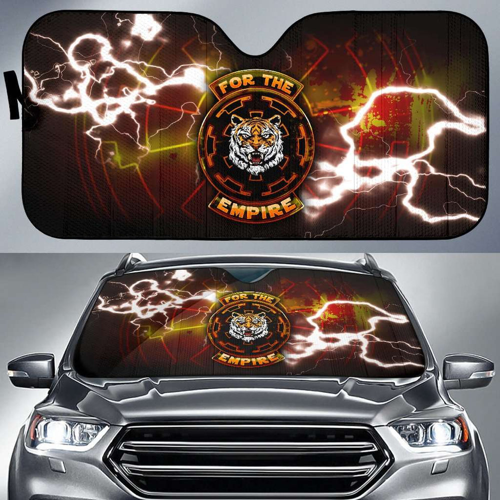Designs by MyUtopia Shout Out:Imperial Cog - Tiger For The Empire Auto Sun Shade (57 x 27.5)