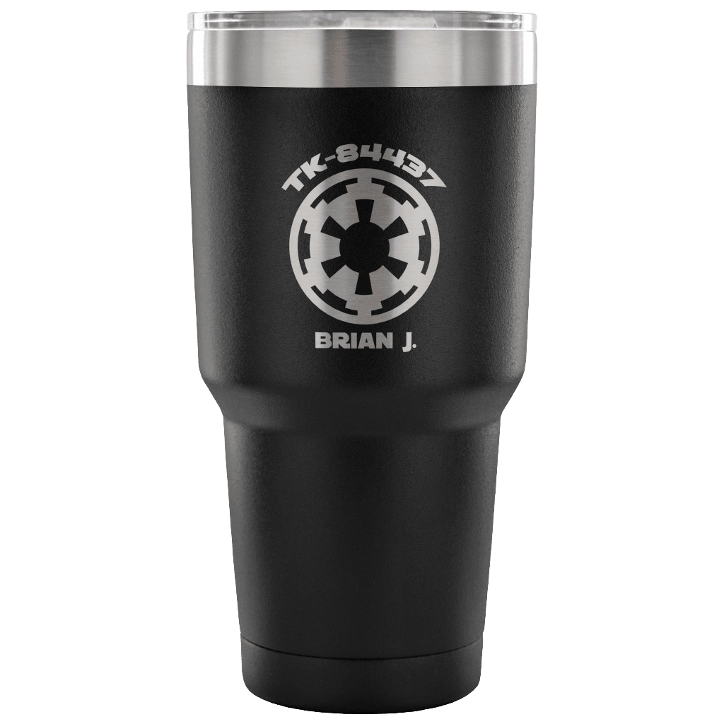 Designs by MyUtopia Shout Out:Imperial Cog Customized w. 501st Designation,30 Oz - Black,Polar Camel - 30oz Tumbler