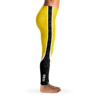 Load image into Gallery viewer, Designs by MyUtopia Shout Out:Iowa #Hawks Soar Football Fan Fashion Leggings
