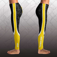 Load image into Gallery viewer, Designs by MyUtopia Shout Out:Iowa #Hawks Soar Football Fan Hawkeye Fan Art - Fashion Leggings Ladies Tights
