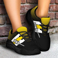 Load image into Gallery viewer, Designs by MyUtopia Shout Out:Iowa #HawksSoar Chunky Sneakers
