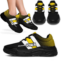 Load image into Gallery viewer, Designs by MyUtopia Shout Out:Iowa #HawksSoar Chunky Sneakers
