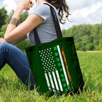 Load image into Gallery viewer, Designs by MyUtopia Shout Out:Irish American Flag Fabric Totebag Reusable Shopping Tote
