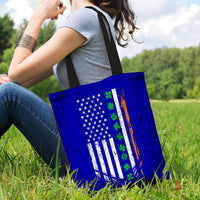 Load image into Gallery viewer, Designs by MyUtopia Shout Out:Irish American Flag Fabric Totebag Reusable Shopping Tote
