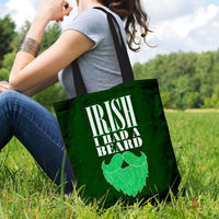 Load image into Gallery viewer, Designs by MyUtopia Shout Out:Irish I had A Beard Fabric Totebag Reusable Shopping Tote
