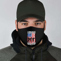 Load image into Gallery viewer, Designs by MyUtopia Shout Out:It Doesn&#39;t Matter If Black or White Together We Stand and Fight Adult Fabric Face Mask with Elastic Ear Loops

