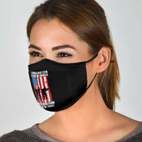 Load image into Gallery viewer, Designs by MyUtopia Shout Out:It Doesn&#39;t Matter If Black or White Together We Stand and Fight Adult Fabric Face Mask with Elastic Ear Loops
