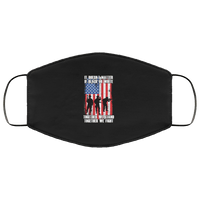 Load image into Gallery viewer, Designs by MyUtopia Shout Out:It Doesn&#39;t Matter If Black or White Together We Stand and Fight Adult Fabric Face Mask with Elastic Ear Loops,3 Layer Fabric Face Mask / Black / Adult,Fabric Face Mask
