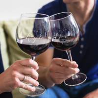 Load image into Gallery viewer, Designs by MyUtopia Shout Out:It&#39;s A YOU Thing Wine Glass Personalized Engraved
