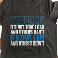 Load image into Gallery viewer, Designs by MyUtopia Shout Out:It&#39;s Not That I can and Other&#39;s Can&#39;t Adult Unisex Cotton Short Sleeve T-Shirt
