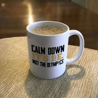 Load image into Gallery viewer, Designs by MyUtopia Shout Out:It&#39;s P.E Not Olympics White Ceramic Coffee Mug
