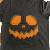 Load image into Gallery viewer, Designs by MyUtopia Shout Out:Jack O&#39;Lantern Adult Unisex Cotton Short Sleeve T-Shirt
