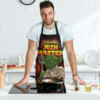 Load image into Gallery viewer, Designs by MyUtopia Shout Out:Jedi Master of the Grill, Funny BBQ Grilling Apron

