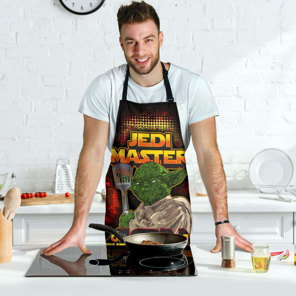 Designs by MyUtopia Shout Out:Jedi Master of the Grill, Funny BBQ Grilling Apron
