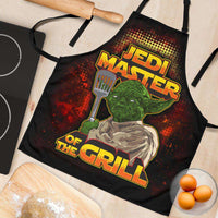 Load image into Gallery viewer, Designs by MyUtopia Shout Out:Jedi Master of the Grill, Funny BBQ Grilling Apron
