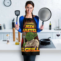 Load image into Gallery viewer, Designs by MyUtopia Shout Out:Jedi Master of the Grill, Funny BBQ Grilling Apron
