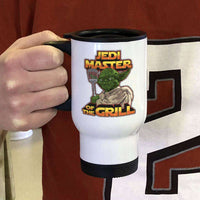 Load image into Gallery viewer, Designs by MyUtopia Shout Out:Jedi Master of the Grill Travel Mug

