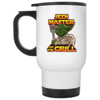 Load image into Gallery viewer, Designs by MyUtopia Shout Out:Jedi Master of the Grill Travel Mug
