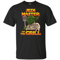 Load image into Gallery viewer, Designs by MyUtopia Shout Out:Jedi Master of the Grill Ultra Cotton T-Shirt,Black / S,Adult Unisex T-Shirt
