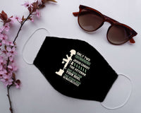 Load image into Gallery viewer, Designs by MyUtopia Shout Out:Jesus Christ Died For Your Soul, Veteran Died For Your Freedom Adult Fabric Face Mask with Elastic Ear Loops
