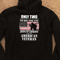 Load image into Gallery viewer, Designs by MyUtopia Shout Out:Jesus Christ &amp; The American Veteran Core Fleece Pullover Hoodie
