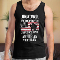Load image into Gallery viewer, Designs by MyUtopia Shout Out:Jesus Christ &amp; The American Veteran Unisex Tank
