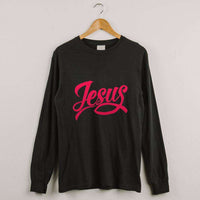 Load image into Gallery viewer, Designs by MyUtopia Shout Out:Jesus Fish Adult Crewneck Sweat Shirt
