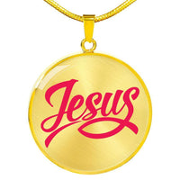 Load image into Gallery viewer, Designs by MyUtopia Shout Out:Jesus Fish Christian Faith Personalized Engravable Keepsake Necklace,18k Gold finish on Stainless Steel / No,Necklace
