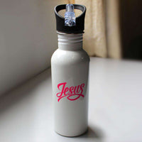 Load image into Gallery viewer, Designs by MyUtopia Shout Out:Jesus Fish Christian Faith Stainless Steel Reusable Water Bottle
