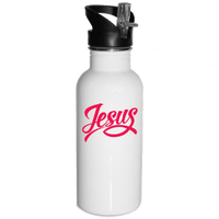 Load image into Gallery viewer, Designs by MyUtopia Shout Out:Jesus Fish Christian Faith Stainless Steel Reusable Water Bottle
