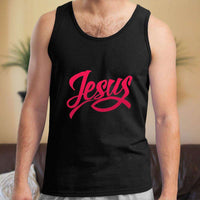Load image into Gallery viewer, Designs by MyUtopia Shout Out:Jesus Fish Christian Faith Unisex Tank Top
