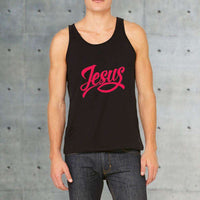 Load image into Gallery viewer, Designs by MyUtopia Shout Out:Jesus Fish Christian Faith Unisex Tank Top
