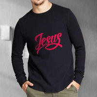 Load image into Gallery viewer, Designs by MyUtopia Shout Out:Jesus Fish Christian Long Sleeve T-Shirt
