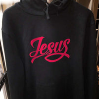 Load image into Gallery viewer, Designs by MyUtopia Shout Out:Jesus Fish Christian Pullover Hoodie
