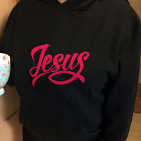 Load image into Gallery viewer, Designs by MyUtopia Shout Out:Jesus Fish Christian Pullover Hoodie
