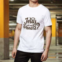 Load image into Gallery viewer, Designs by MyUtopia Shout Out:Jesus In My Heart Adult Unisex T-Shirt
