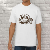 Load image into Gallery viewer, Designs by MyUtopia Shout Out:Jesus In My Heart Adult Unisex T-Shirt
