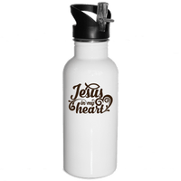 Load image into Gallery viewer, Designs by MyUtopia Shout Out:Jesus In My Heart Stainless Steel Reusable Water Bottle
