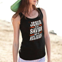 Load image into Gallery viewer, Designs by MyUtopia Shout Out:Jesus Is My Savior Not My Religion Ultra Cotton Unisex Tank Top
