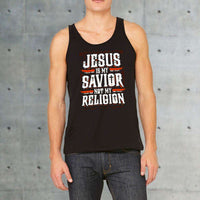 Load image into Gallery viewer, Designs by MyUtopia Shout Out:Jesus Is My Savior Not My Religion Ultra Cotton Unisex Tank Top
