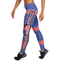 Load image into Gallery viewer, Designs by MyUtopia Shout Out:Jesus Is My Savior Trump Is My President All-Over Print Leggings
