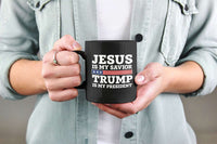 Load image into Gallery viewer, Designs by MyUtopia Shout Out:Jesus Is My Savior Trump Is My President Ceramic Coffee Mug
