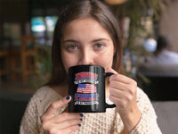 Load image into Gallery viewer, Designs by MyUtopia Shout Out:Jesus Is My Savior Trump Is My President Ceramic Coffee Mugs - Black

