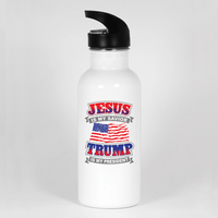 Load image into Gallery viewer, Designs by MyUtopia Shout Out:Jesus Is My Savior Trump Is My President Water Bottle
