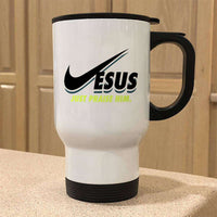 Load image into Gallery viewer, Designs by MyUtopia Shout Out:Jesus Just Praise Him Travel Mug

