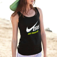 Load image into Gallery viewer, Designs by MyUtopia Shout Out:Jesus Just Praise Him Ultra Cotton Unisex Tank Top
