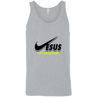 Load image into Gallery viewer, Designs by MyUtopia Shout Out:Jesus Just Praise Him Ultra Cotton Unisex Tank Top,Athletic Heather / X-Small,Tank Tops
